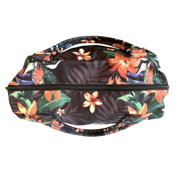 NEW HERSCHEL “Floral Revival" Strand Duffle Sprout Diaper Shoulder Tote Bag - Picture 6 of 13